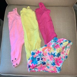 Baby girl summer tanks & short set
